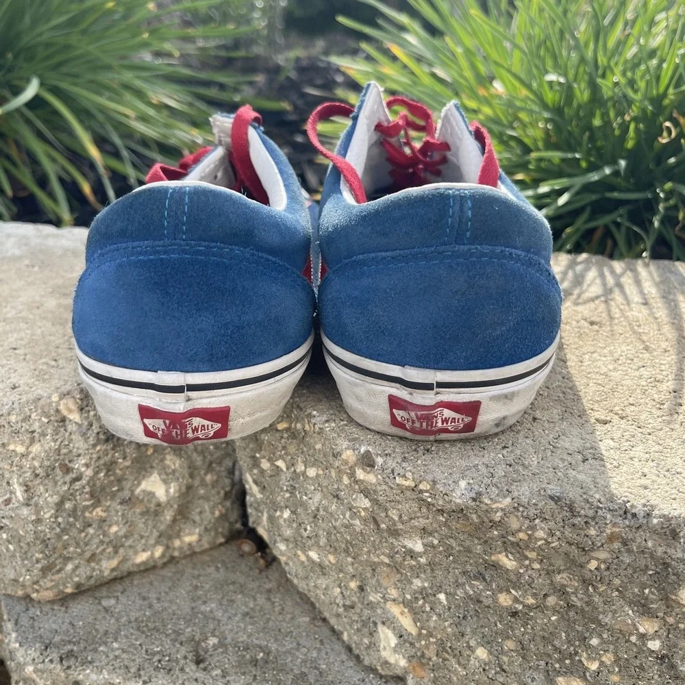 Vans Sneakers Men's 9.5 Suede Dazzling Blue Shoes